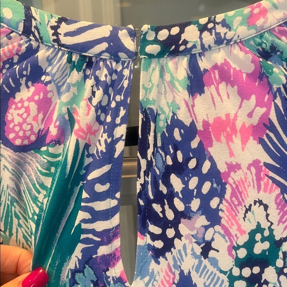 Lilly Pulitzer Tropical Vibrant Bryce Romper Size M - Picture 5 of 6